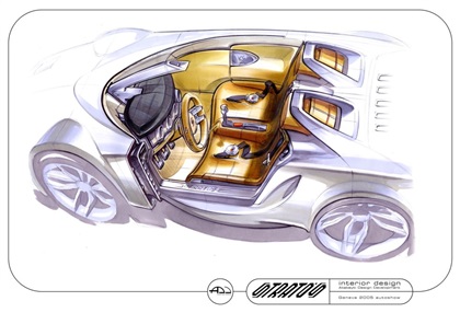 Fenomenon Stratos (2005) - Interior Design Sketch by Hermidas Atabeyki