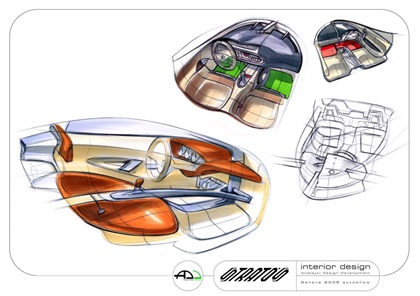 Fenomenon Stratos (2005) - Interior Design Sketch by Hermidas Atabeyki