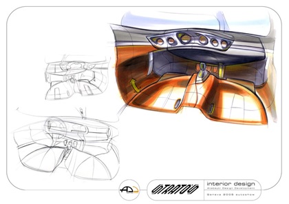 Fenomenon Stratos (2005) - Interior Design Sketch by Hermidas Atabeyki
