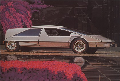 Сид Мид (Syd Mead): Japanese Car Concept, 1975 - Car Styling Magazine July Cover