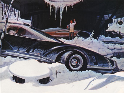 Сид Мид (Syd Mead): Sentinel Coupe in the Snow