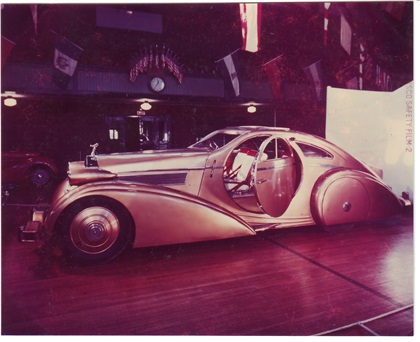 1925 Rolls Royce Phantom I Jonckheere Aerodynamic Coupe (1934): The Round Door Rolls when it was painted gold