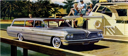 1961 Pontiac Bonneville Custom Safari: Art Fitzpatrick and Van Kaufman