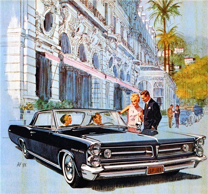1963 Pontiac Grand Prix - 'Hotel de Paris': Art Fitzpatrick and Van Kaufman