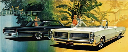1964 Pontiac Bonneville - Annoucement Ad: Art Fitzpatrick and Van Kaufman