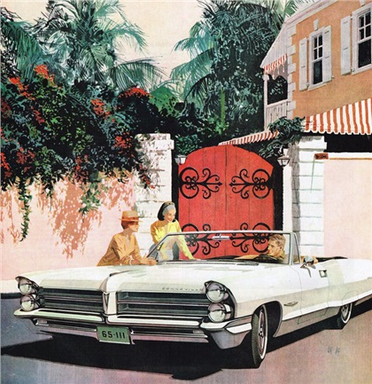 1965 Pontiac Bonneville Convertible - 'Red Gate, Bermuda': Art Fitzpatrick and Van Kaufman