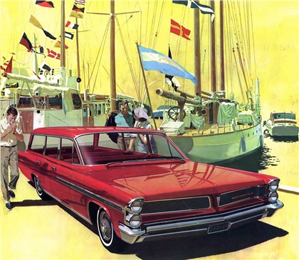 1963 Pontiac Bonneville Custom Safari: Art Fitzpatrick and Van Kaufman
