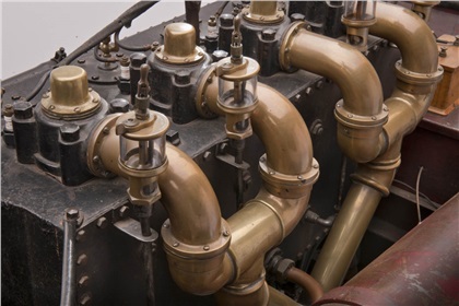 Ford 999 Race Car (1902) - Engine detail
