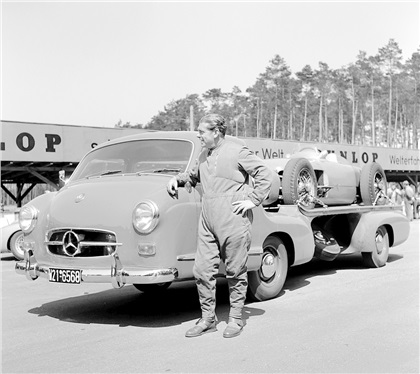 Mercedes Benz “Blue Wonder” racing-car transporter - Rudolf Uhlenhaut (Germany Testing, 1955)