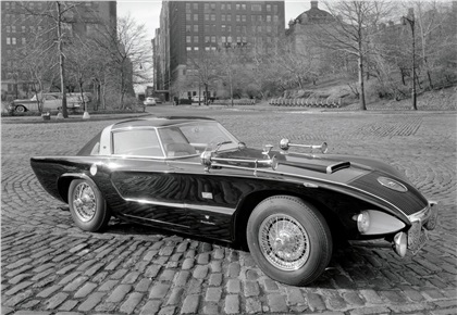 Raymond Loewy's Jaguar car, 1956 January 17 - Photographer: Samuel Herman Gottscho