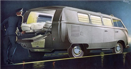 Volkswagen Ambulance (1952): Graphic by Bernd Reuters