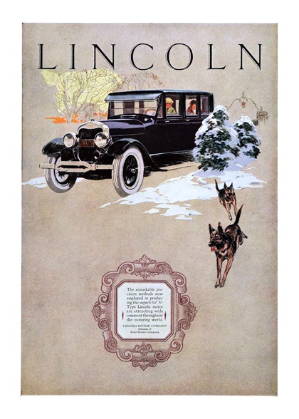 Lincoln Ad (January, 1925) - Illustrated by Haddon Sundblom?