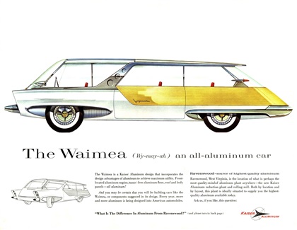Kaiser Aluminium Idea Cars (1958-59): Waimea