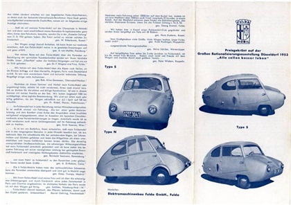 Fuldamobil Type N and Type S (1953)
