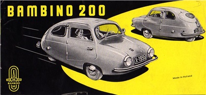 Bambino 200 (1955) - Fuldamobil built under licence in Holland