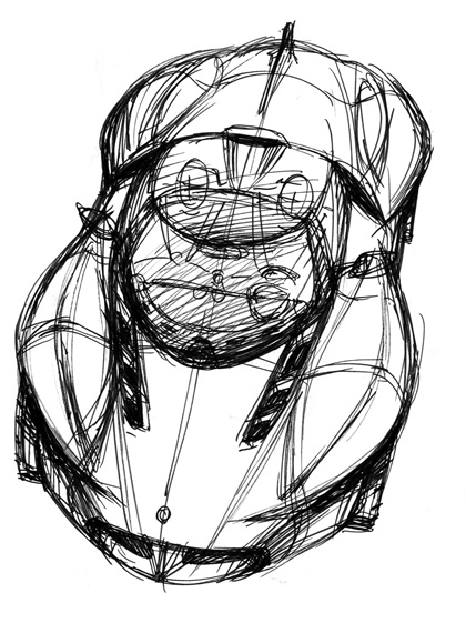 Ken Okuyama Design kode9 (2013) - Design Sketch