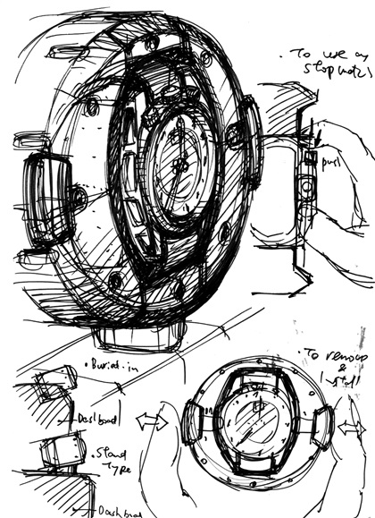 Ken Okuyama Design kode9 (2013) - Design Sketch