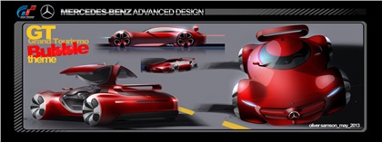 Mercedes-Benz AMG Vision Gran Turismo Concept (2013) - Design Sketches by Oliver Samson