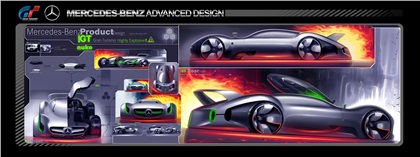 Mercedes-Benz AMG Vision Gran Turismo Concept (2013) - Design Sketches by Vojtech Stransky