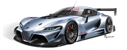 Toyota FT-1 Vision GT (2014) - Design Sketch