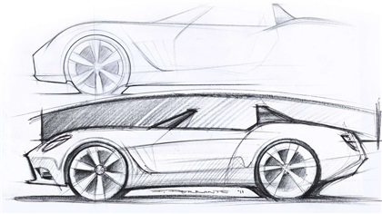 Puritalia 427 - Design Sketch by Fabio Ferrante