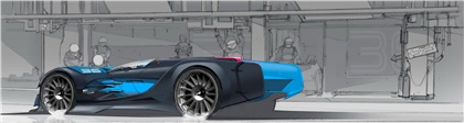Alpine Vision Gran Turismo (2015) - Design Sketch by Laurent Negroni
