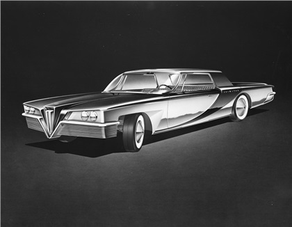 Scimitar 2-Door Rendering by Brooks Stevens, 1958