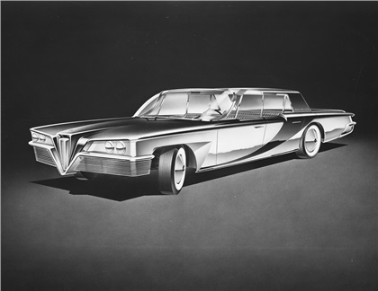 Scimitar Town Car Phaeton Rendering by Brooks Stevens, 1958