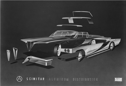 Scimitar Breakaway Rendering, 1959