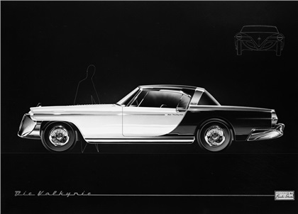 Cadillac “Die Valkyrie” - Rendering by Brooks Stevens (1954-09-21)