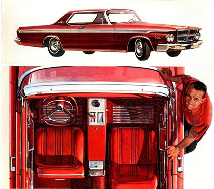 Chrysler 300 Ad (January, 1964): What's a sports car rally champ doing in a '64 Chrysler?