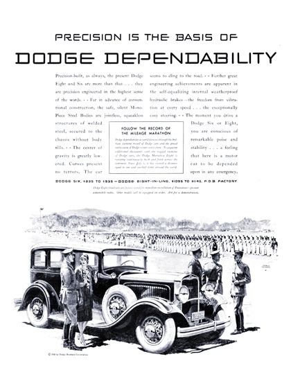 Dodge Ad (October-November, 1930) - Illustrated by George Shepherd