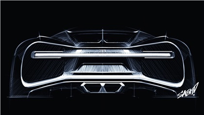 Bugatti Chiron - Design Sketch