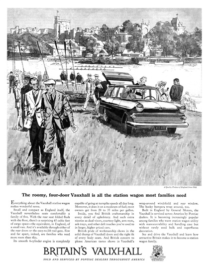 Britain's Vauxhall Ad (June, 1959): Illustrated by Allan Kass