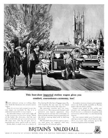 Britain's Vauxhall Ad (August, 1959)