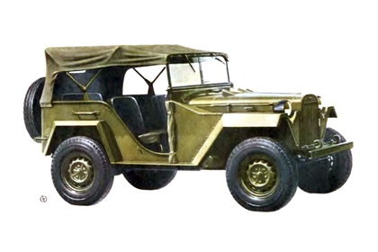 ГАЗ-67Б (1944-1953 гг.): Рисунок Эдуарда Молчанова