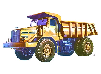 МАЗ-525 (1950-1959 гг.): Первый отечественный карьерный самосвал - Рисунок Эдуарда Молчанова