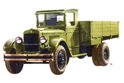 ЗиС-5 (1933-1958 гг.): Рисунок Эдуарда Молчанова