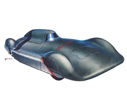«Пионер–2», 1961 – Рисунок А. Захарова / Из коллекции «За рулём» 1978-9