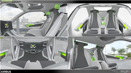 Italdesign/Airbus Pop.Up (2017): Flying  Car Concept - Interior Layout