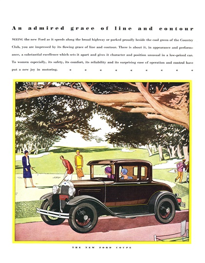 Ford Model A Advertising Campaign (1930)