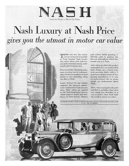 Nash Advertising Campaign (1928)