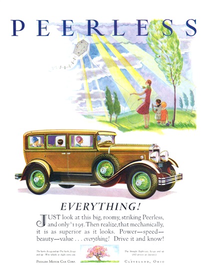Peerless Six-61 Ad (May, 1929): Everything!
