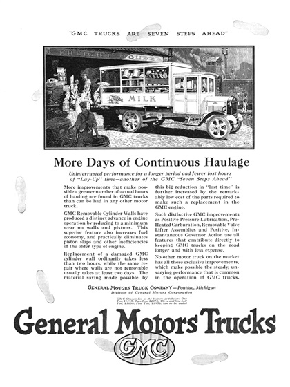 General Motors Trucks Ad (September, 1922): Illustrated by Roy Frederic Heinrich