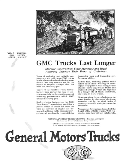 General Motors Trucks Ad (1922): Illustrated by Roy Frederic Heinrich