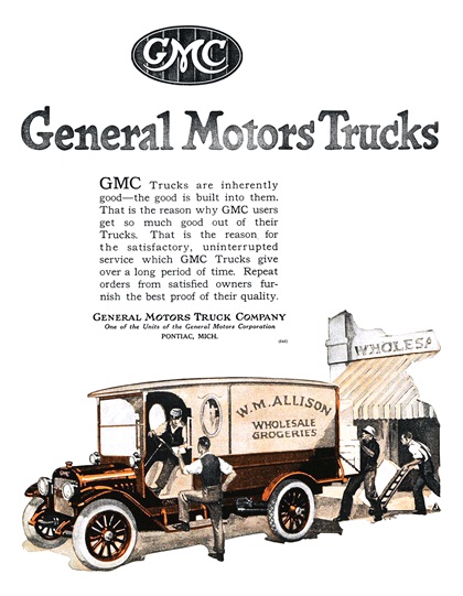 General Motors Trucks Ad (May, 1920)