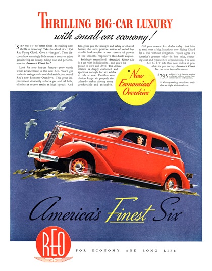 REO Flying Cloud Ad (May, 1936)