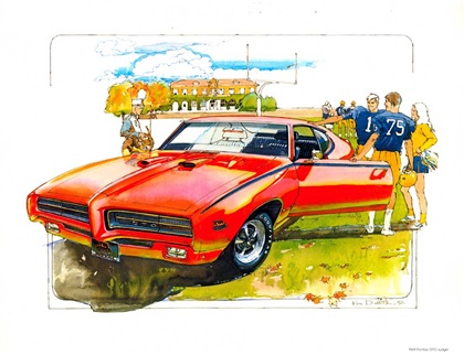 1969 Chevrolet GTO Judge: Illustrated by Ken Dallison
