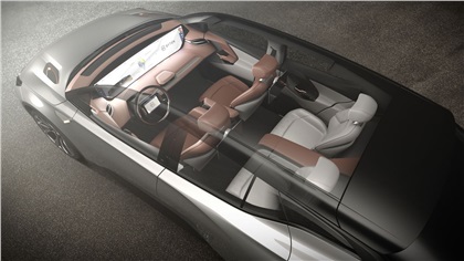 Byton M-Byte Concept (2018): Exterior - Panoramic Sunroof