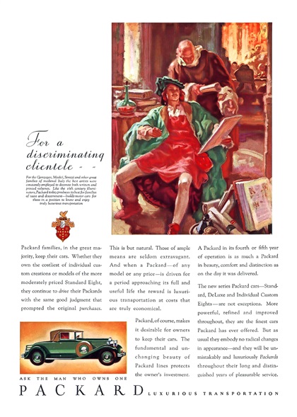 Packard Advertising Art (1930–1931): For a Discriminating Clientele